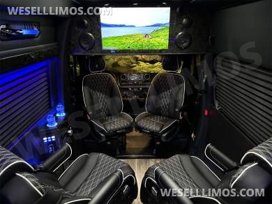 2024 Elite Cruiser w/ Removable Bathroom 12 Passenger Auto Elite Mercedes-Benz Sprinter