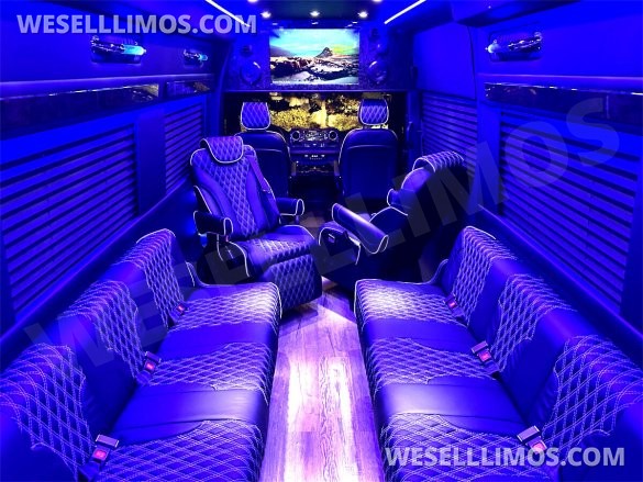 2024 Elite Cruiser w/ Removable Bathroom 12 Passenger Auto Elite Mercedes-Benz Sprinter