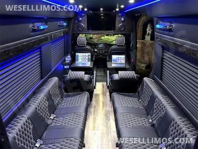 2024 Elite Cruiser w/ Removable Bathroom 12 Passenger Auto Elite Mercedes-Benz Sprinter