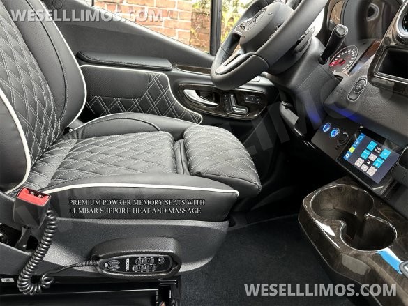 2025 Eco Revolution 10 Passenger Auto Elite Mercedes-Benz Sprinter Heat/Massage Seats