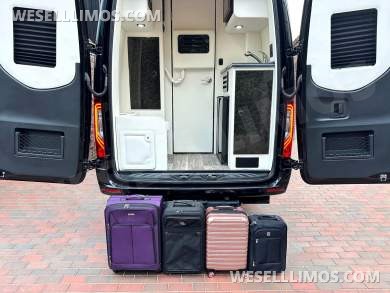 2025 Eco Revolution 10 Passenger Auto Elite Mercedes-Benz Sprinter Heat/Massage Seats