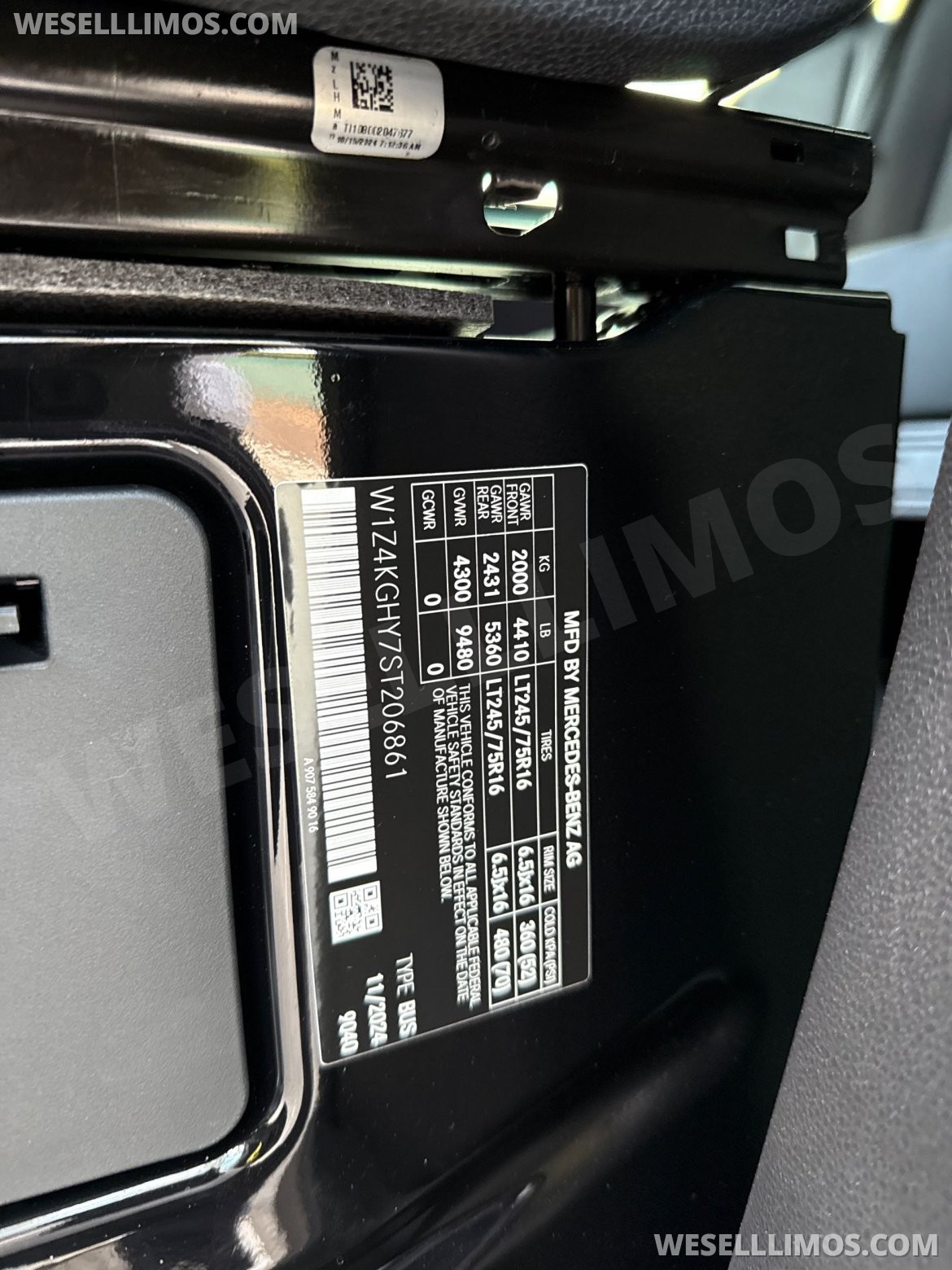 Photo of Sprinter for sale: 2025 Mercedes-Benz Sprinter 170"