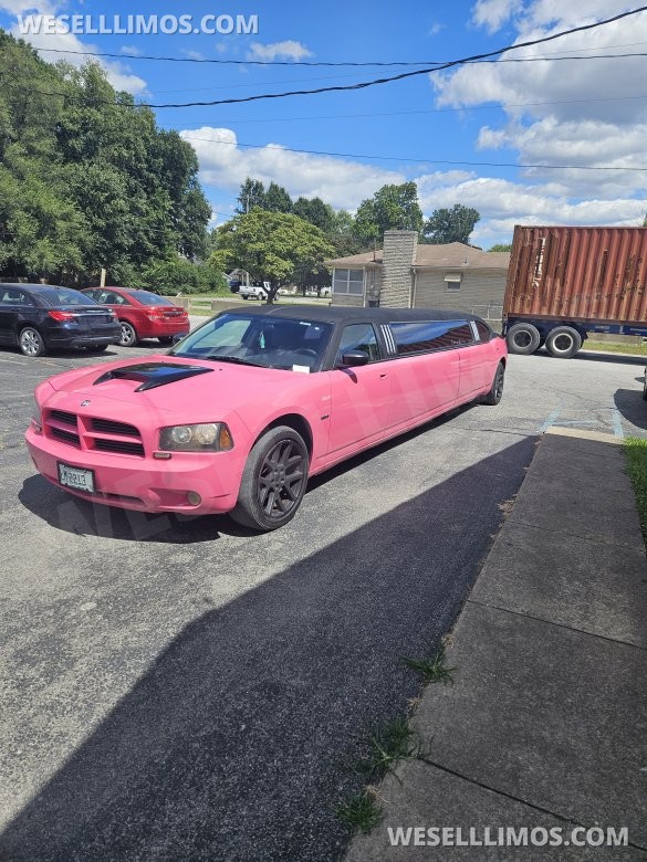 2007 Dodge Charger Limousine pink