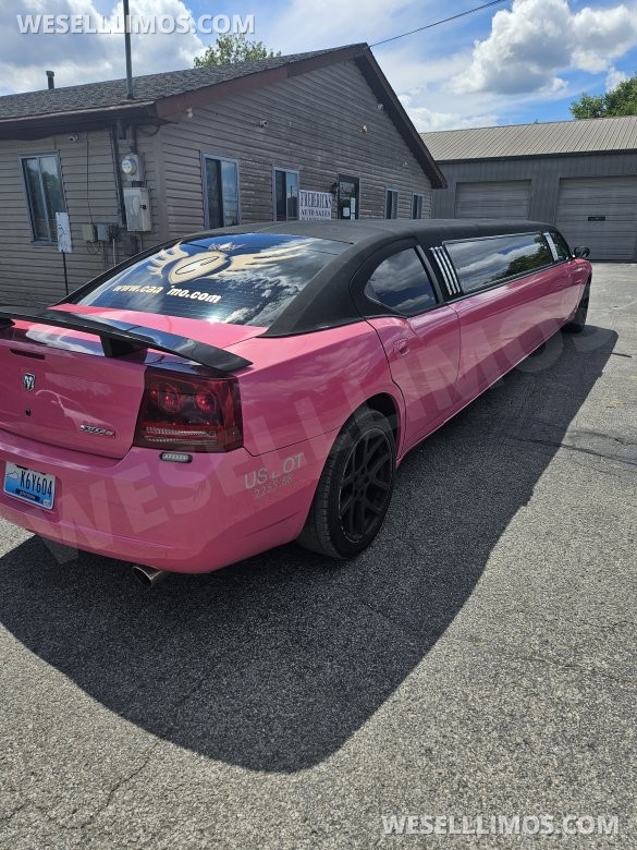 2007 Dodge Charger Limousine pink