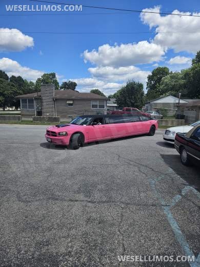 2007 Dodge Charger Limousine pink