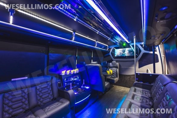 2016 Grech Ford F450 Limo Bus -  MINT / Super Low Miles.