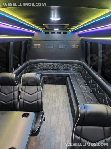 2018 Global Motor Coach Ford E450 Limo Coach Limo Bus 20 Pax Only 17K miles