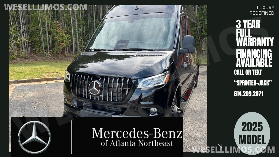 Sprinter for sale: 2025 Mercedes-Benz 15 Seater Mercedes Luxury Sprinter by ATL Sprinter Group