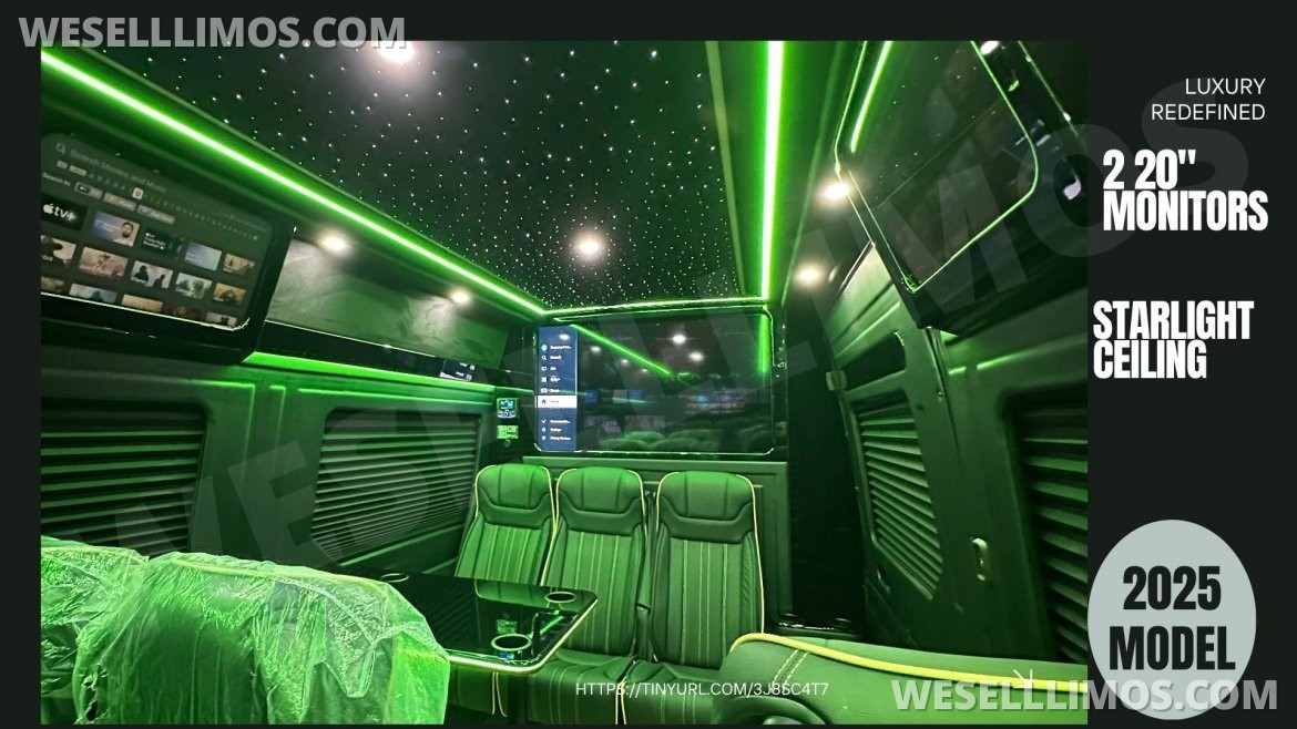 Photo of Sprinter for sale: 2025 Mercedes-Benz 15 Seater Mercedes Luxury Sprinter by ATL Sprinter Group