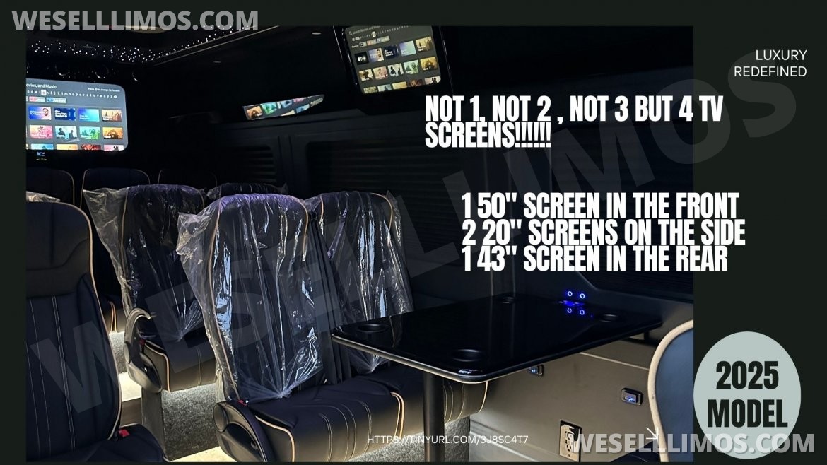 Photo of Sprinter for sale: 2025 Mercedes-Benz 15 Seater Mercedes Luxury Sprinter by ATL Sprinter Group