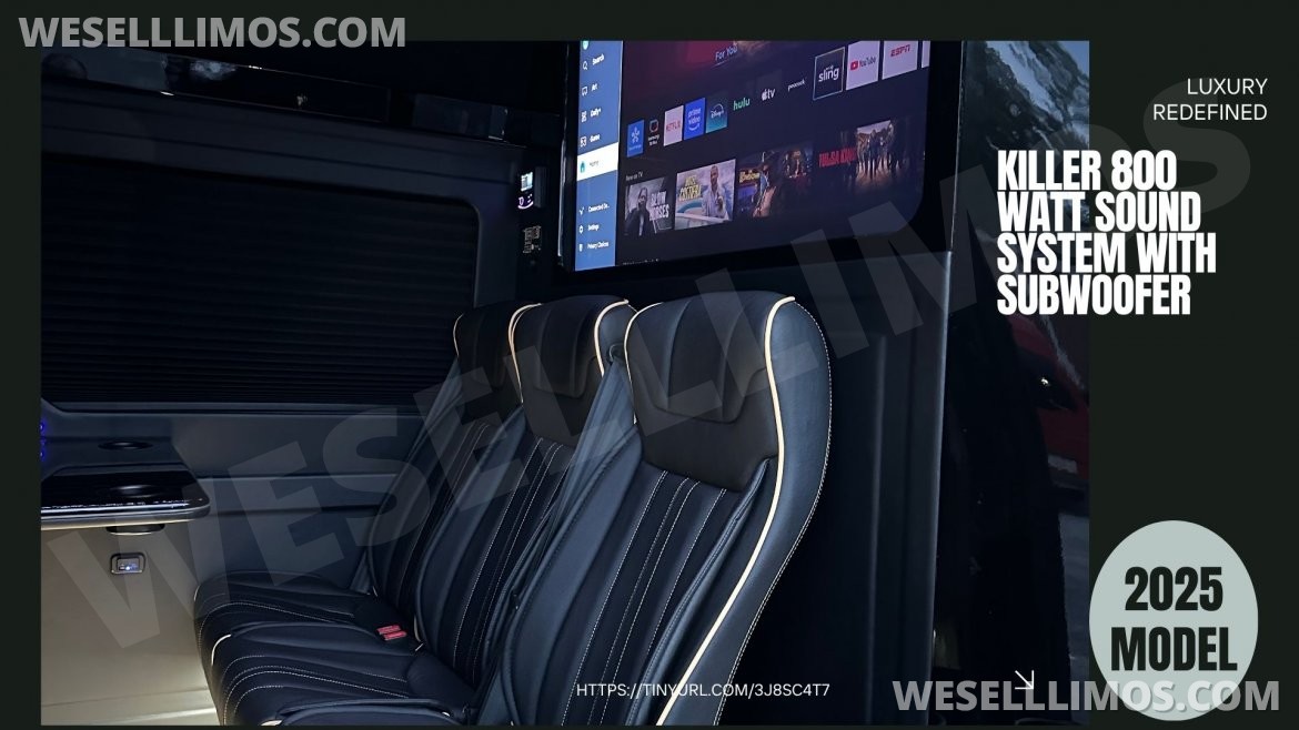 Photo of Sprinter for sale: 2025 Mercedes-Benz 15 Seater Mercedes Luxury Sprinter by ATL Sprinter Group