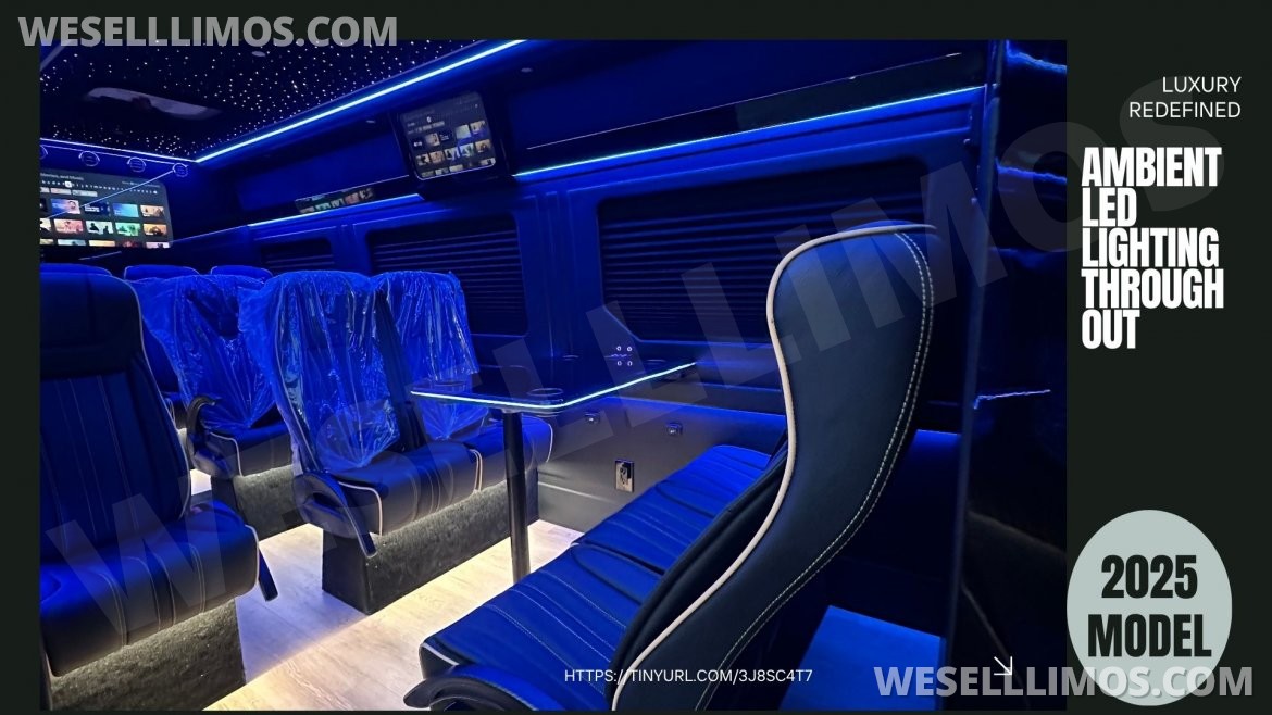 Photo of Sprinter for sale: 2025 Mercedes-Benz 15 Seater Mercedes Luxury Sprinter by ATL Sprinter Group