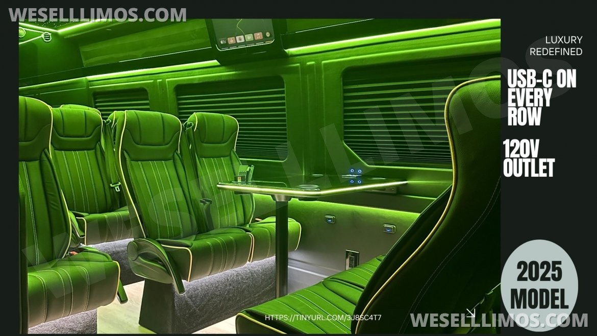 Sprinter for sale: 2025 Mercedes-Benz 15 Seater Mercedes Luxury Sprinter by ATL Sprinter Group