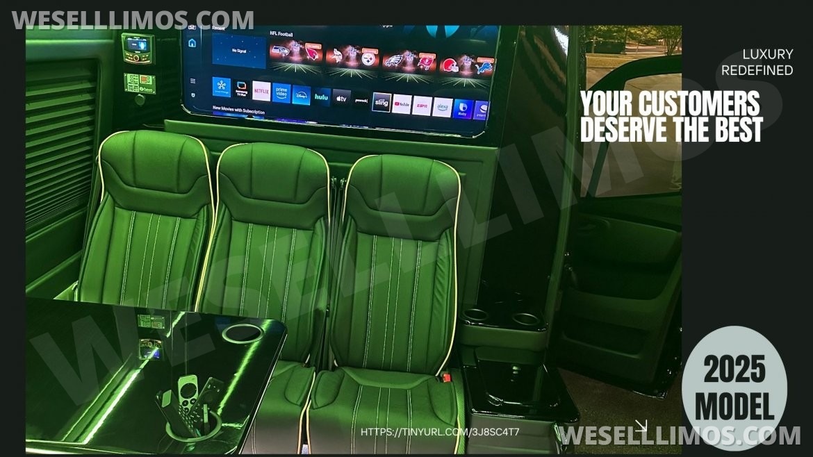 Photo of Sprinter for sale: 2025 Mercedes-Benz 15 Seater Mercedes Luxury Sprinter by ATL Sprinter Group