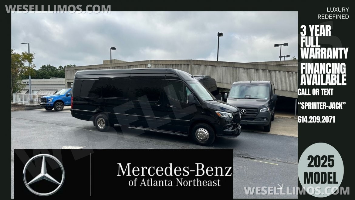Photo of Sprinter for sale: 2025 Mercedes-Benz 15 Seater Mercedes Luxury Sprinter by ATL Sprinter Group