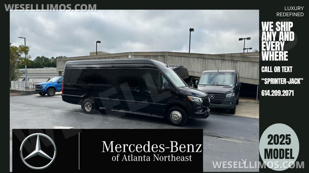 Photo of Sprinter for sale: 2025 Mercedes-Benz 15 Seater Mercedes Luxury Sprinter by ATL Sprinter Group