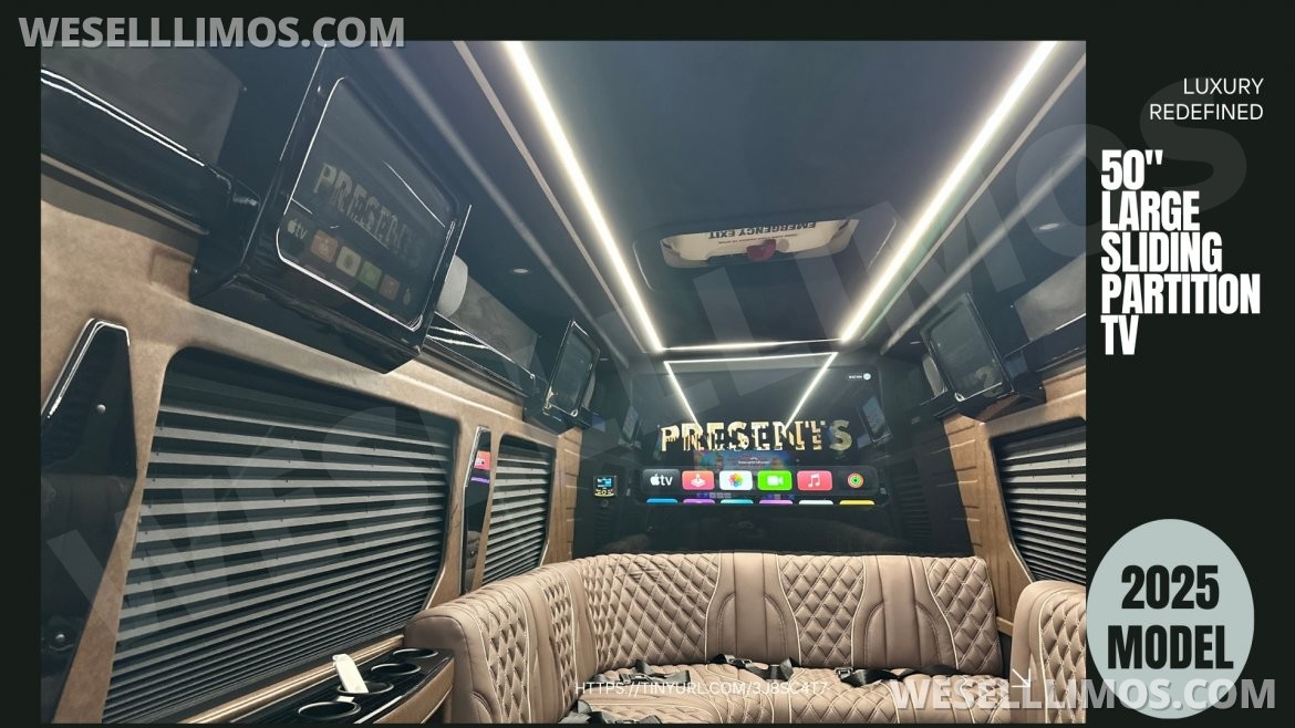Photo of Limousine for sale: 2025 Mercedes-Benz Limo Style Sprinter by ATL Sprinters
