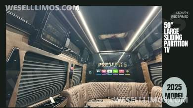 2025 Limo Style Sprinter - Stop Settling - 12 Passenger Luxury