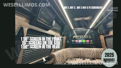 2025 Limo Style Sprinter - Stop Settling - 12 Passenger Luxury