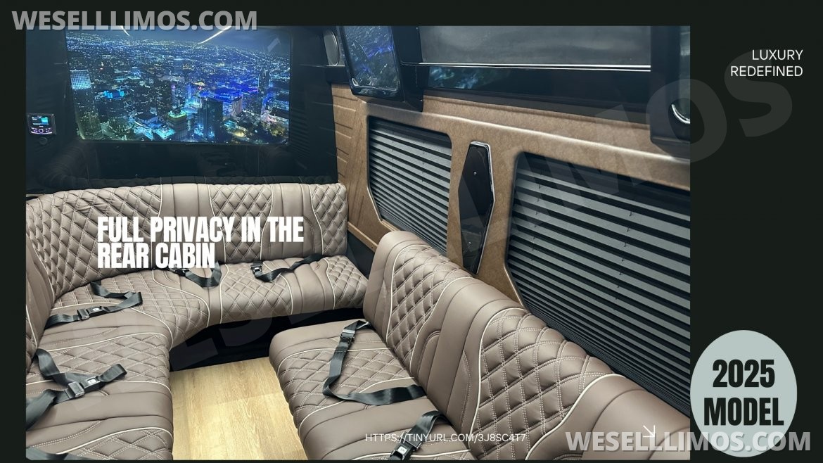 Photo of Limousine for sale: 2025 Mercedes-Benz Limo Style Sprinter by ATL Sprinters
