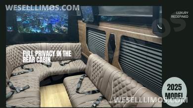 2025 Limo Style Sprinter - Stop Settling - 12 Passenger Luxury