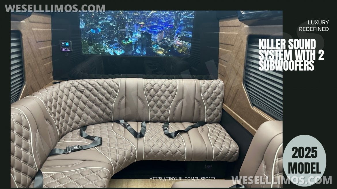 Photo of Limousine for sale: 2025 Mercedes-Benz Limo Style Sprinter by ATL Sprinters