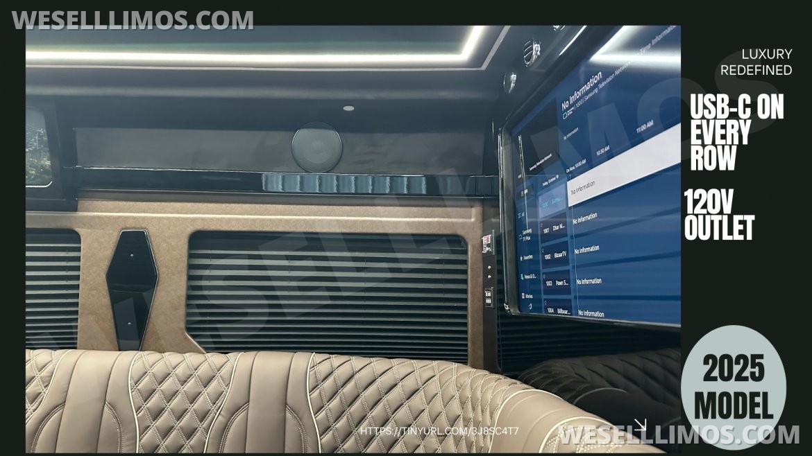 Photo of Limousine for sale: 2025 Mercedes-Benz Limo Style Sprinter by ATL Sprinters