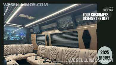 2025 Limo Style Sprinter - Stop Settling - 12 Passenger Luxury
