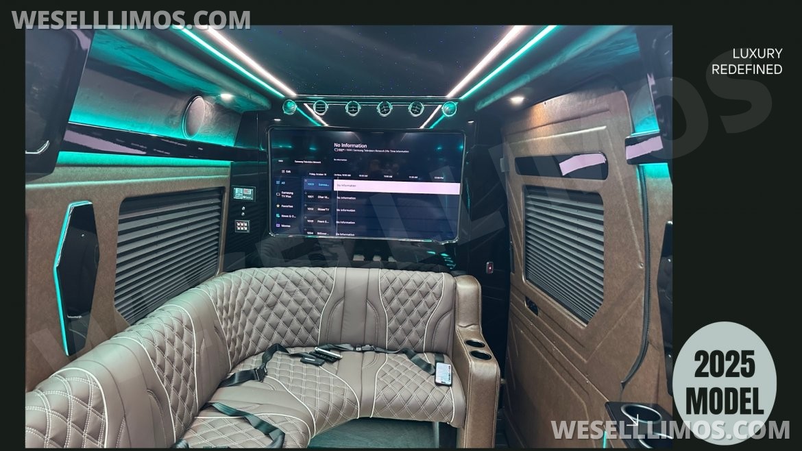 Photo of Limousine for sale: 2025 Mercedes-Benz Limo Style Sprinter by ATL Sprinters