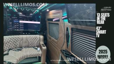 2025 Limo Style Sprinter - Stop Settling - 12 Passenger Luxury