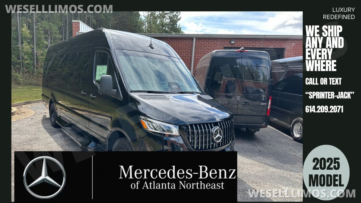 Photo of Limousine for sale: 2025 Mercedes-Benz Limo Style Sprinter by ATL Sprinters