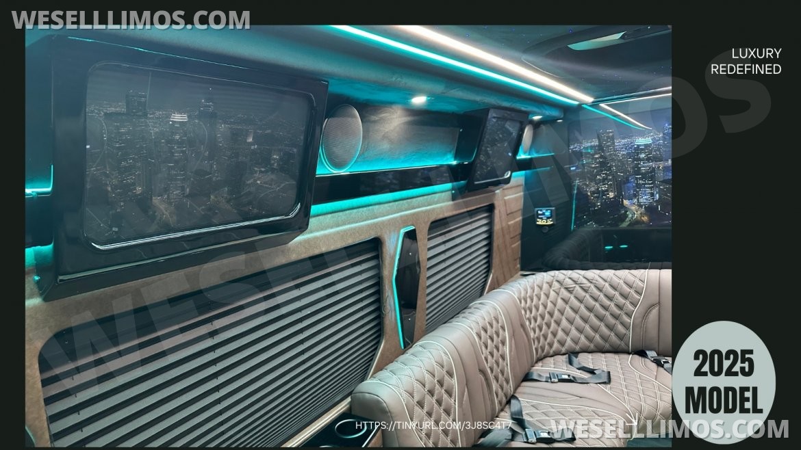 Photo of Limousine for sale: 2025 Mercedes-Benz Limo Style Sprinter by ATL Sprinters