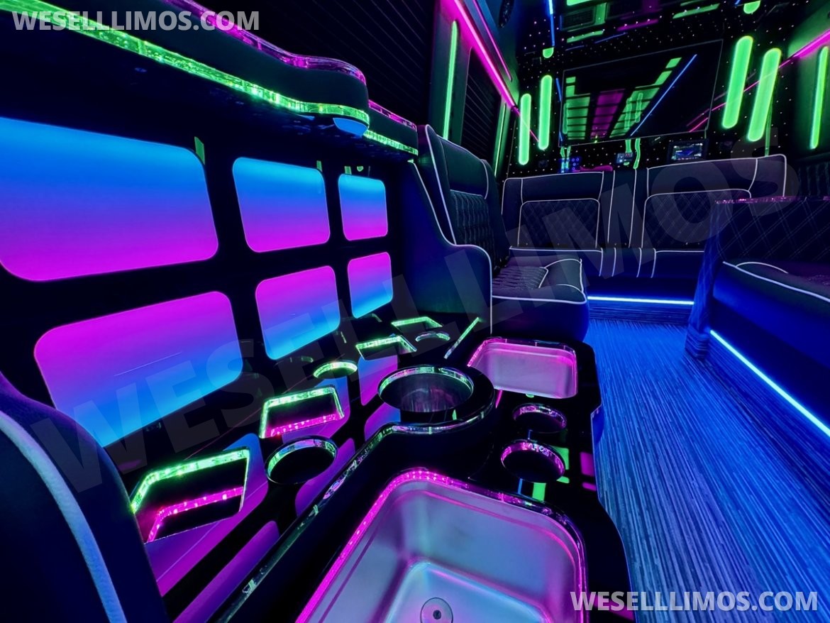 Photo of Limo Bus for sale: 2025 Mercedes-Benz Sprinter by Global Motor Coach