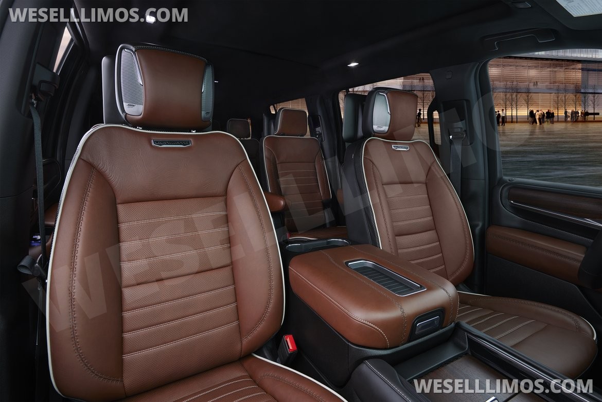 Photo of SUV Stretch for sale: 2023 GMC Denali 265" by Quality Coachworks LLC