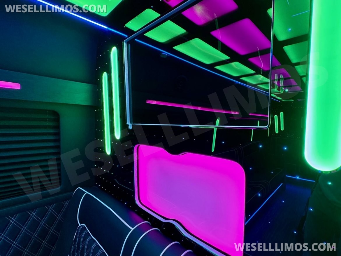 Photo of Limo Bus for sale: 2025 Mercedes-Benz Sprinter by Global Motor Coach