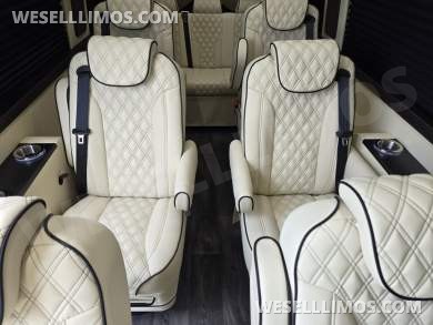 New 2026 Mercedes-Benz Luxury Sprinter Midwest Automotive G-55 11 Passenger RWD Hi-Top