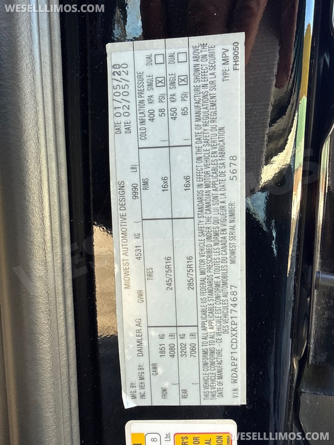 Photo of Sprinter for sale: 2019 Mercedes-Benz Sprinter 170" by Executive Coach