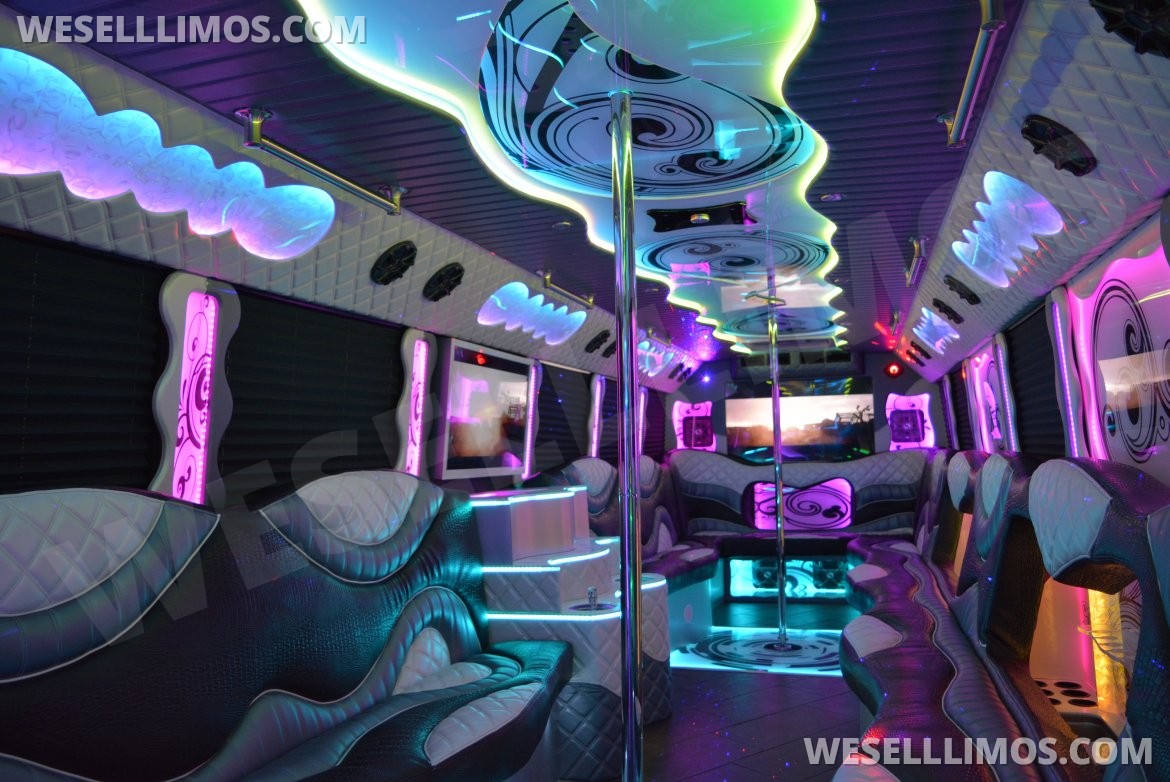 Photo of Limo Bus for sale: 2009 Freightliner M2 40" by Exotic Coach