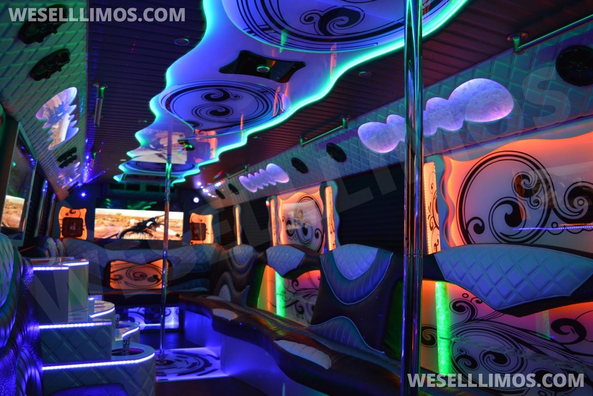 Photo of Limo Bus for sale: 2009 Freightliner M2 40" by Exotic Coach