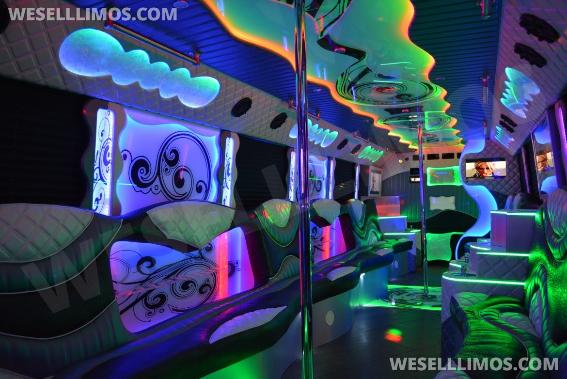 Photo of Limo Bus for sale: 2009 Freightliner M2 40" by Exotic Coach