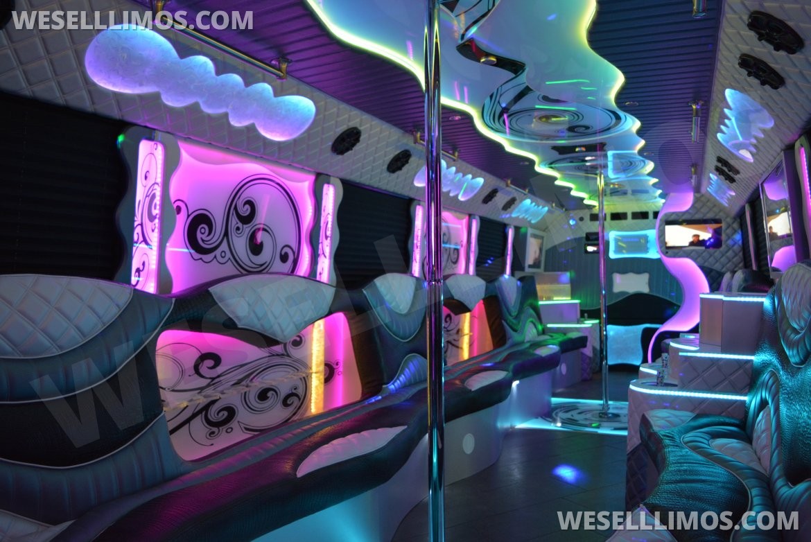 Photo of Limo Bus for sale: 2009 Freightliner M2 40" by Exotic Coach