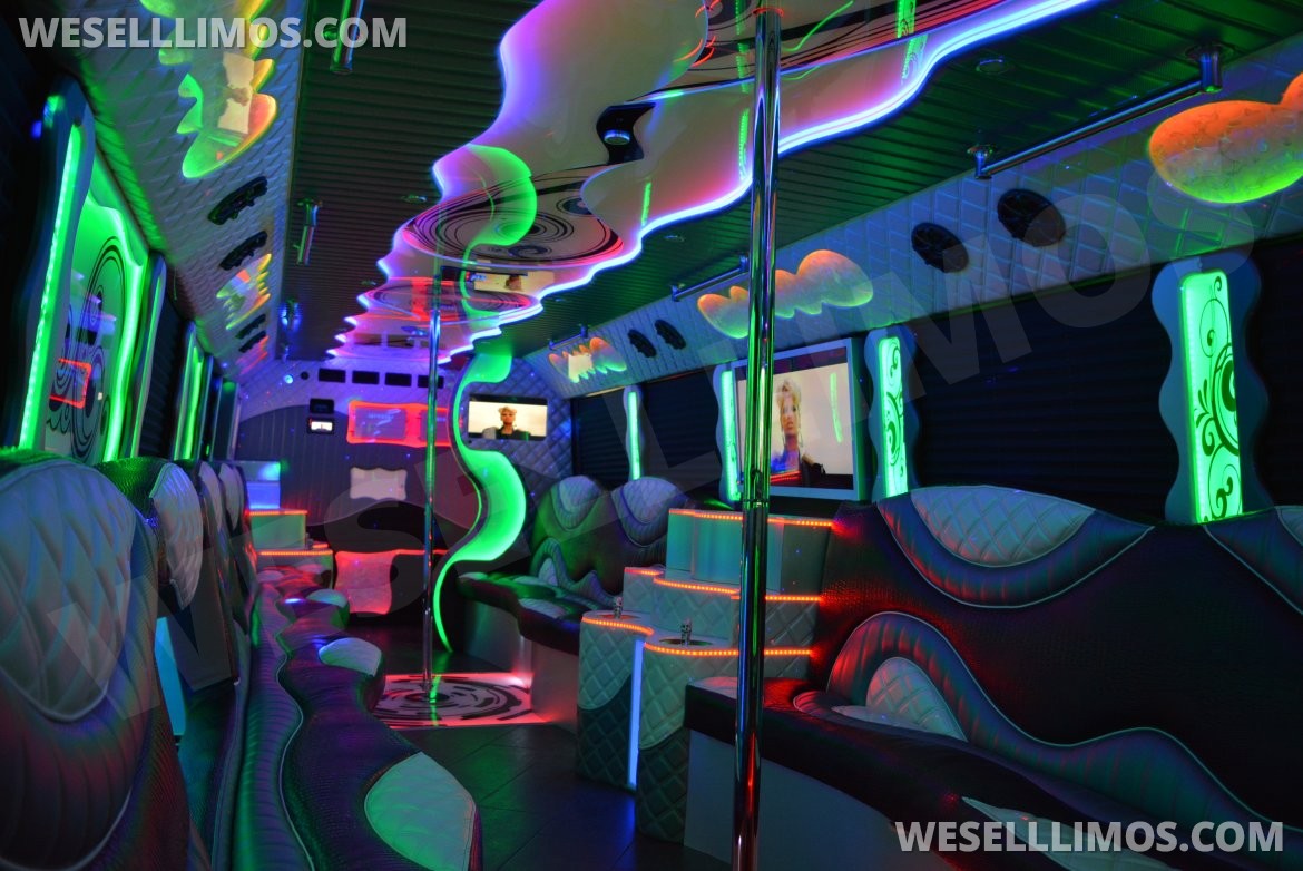 Photo of Limo Bus for sale: 2009 Freightliner M2 40" by Exotic Coach