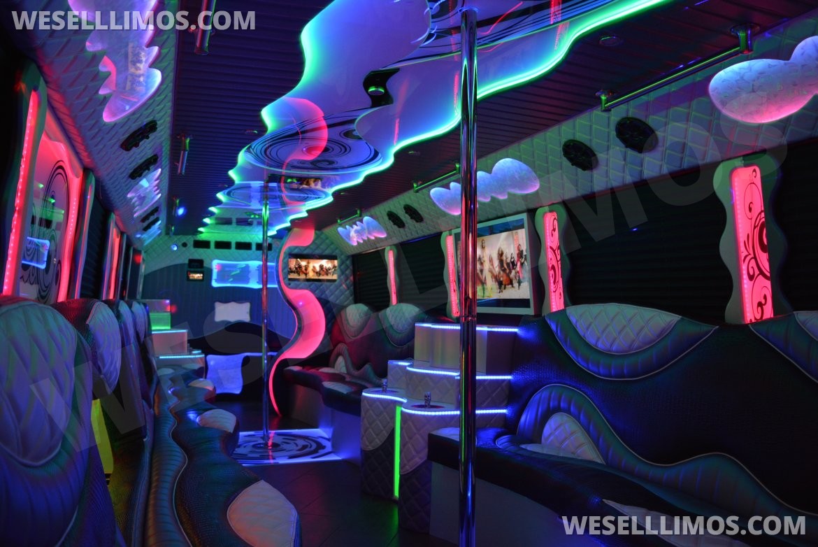 Photo of Limo Bus for sale: 2009 Freightliner M2 40" by Exotic Coach