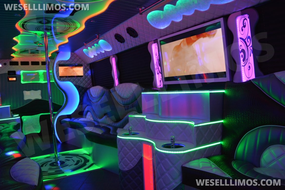 Photo of Limo Bus for sale: 2009 Freightliner M2 40" by Exotic Coach