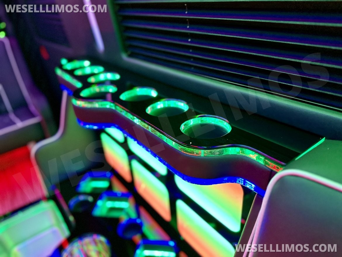 Photo of Limo Bus for sale: 2025 Mercedes-Benz Sprinter Double J Bench Model by Global Motor Coach