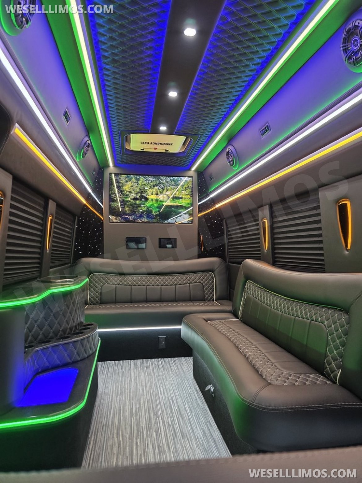 Limo Bus for sale: 2023 Ford Transit 350 Dual Rear Wheels by Global Motor Coach