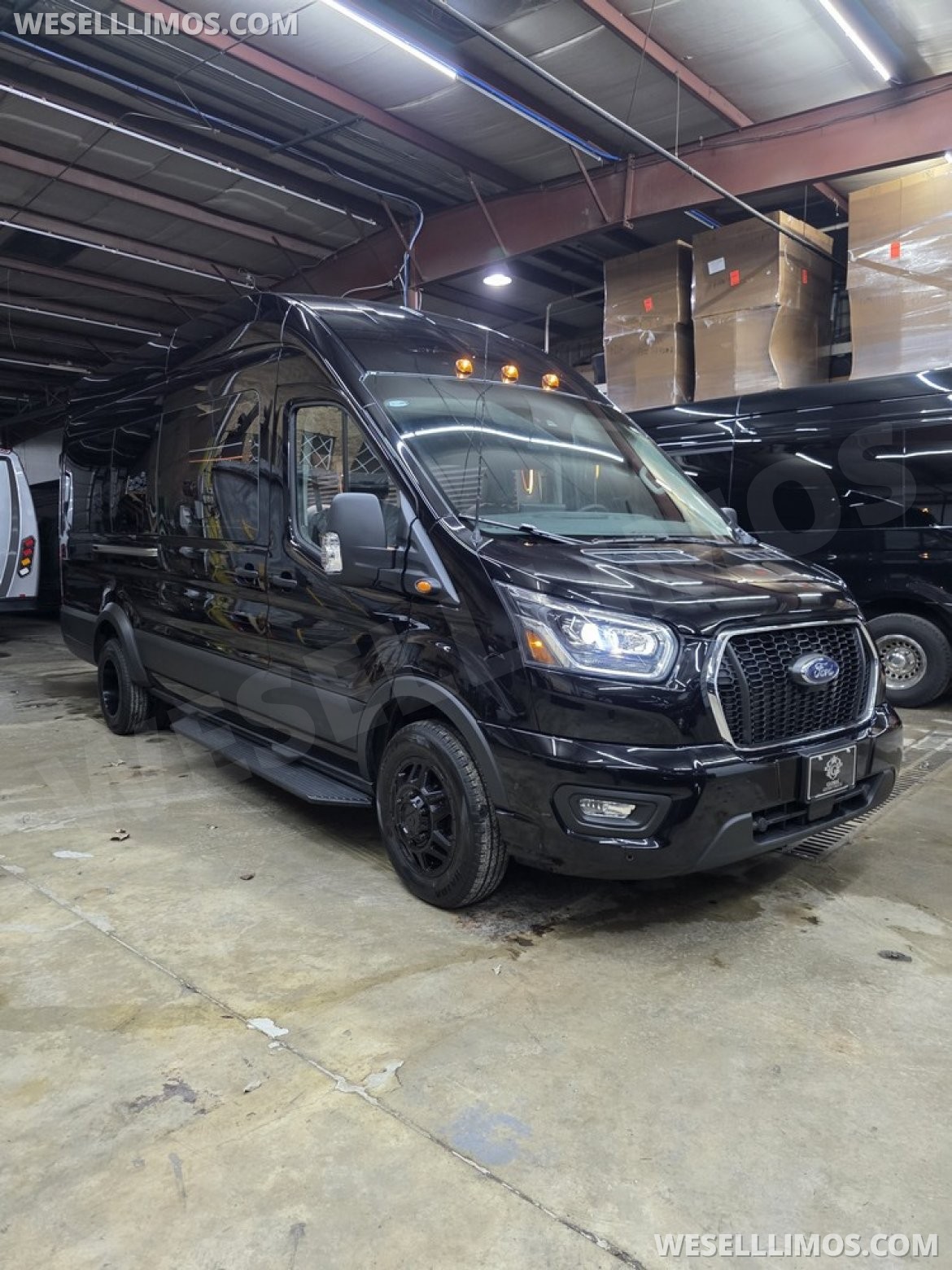 Photo of Limo Bus for sale: 2023 Ford Transit 350 Dual Rear Wheels by Global Motor Coach