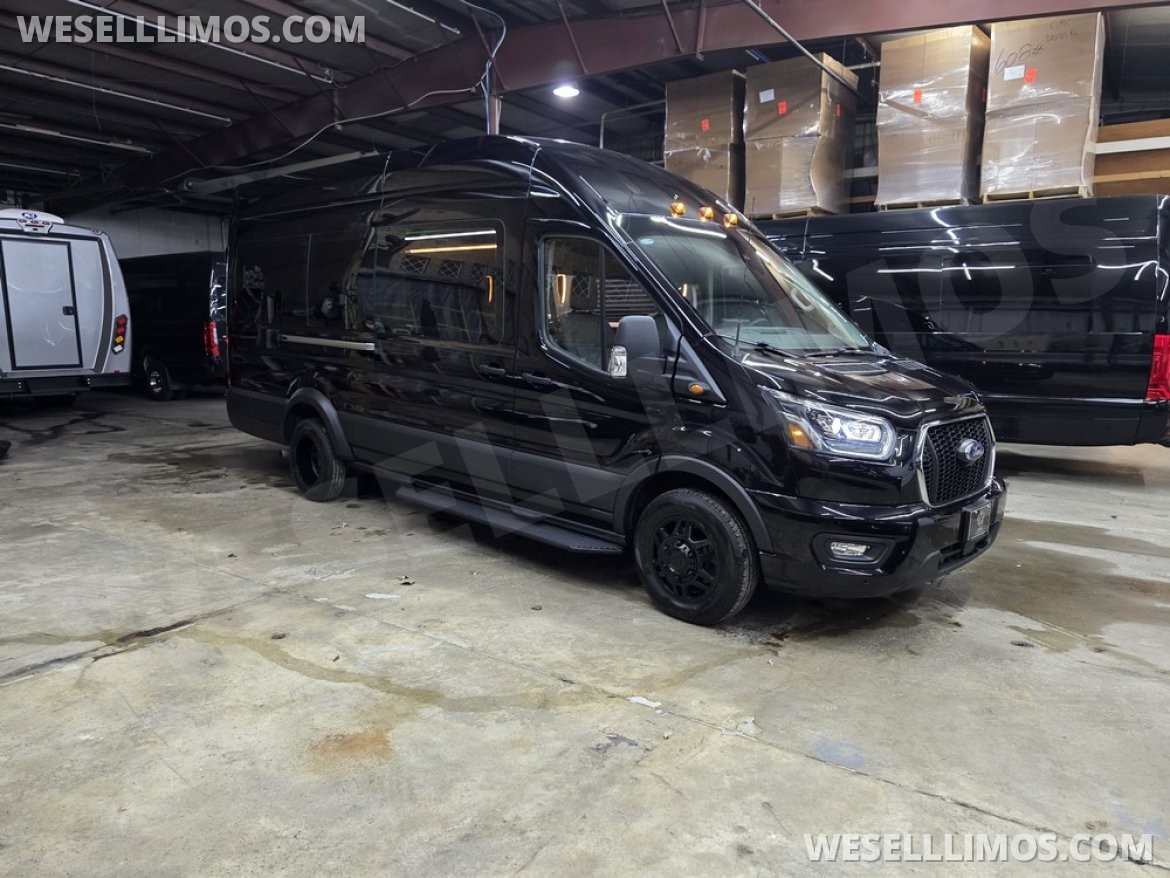 Photo of Limo Bus for sale: 2023 Ford Transit 350 Dual Rear Wheels by Global Motor Coach