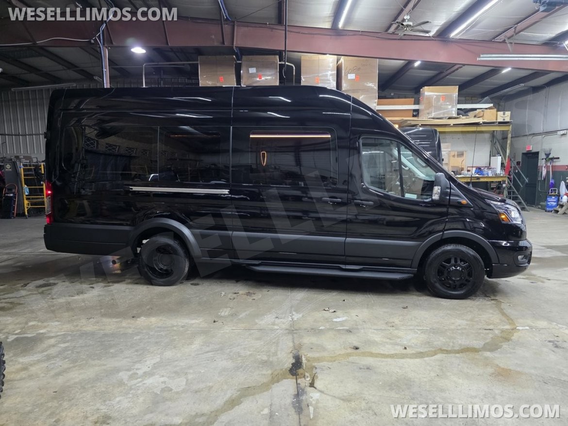 Photo of Limo Bus for sale: 2023 Ford Transit 350 Dual Rear Wheels by Global Motor Coach
