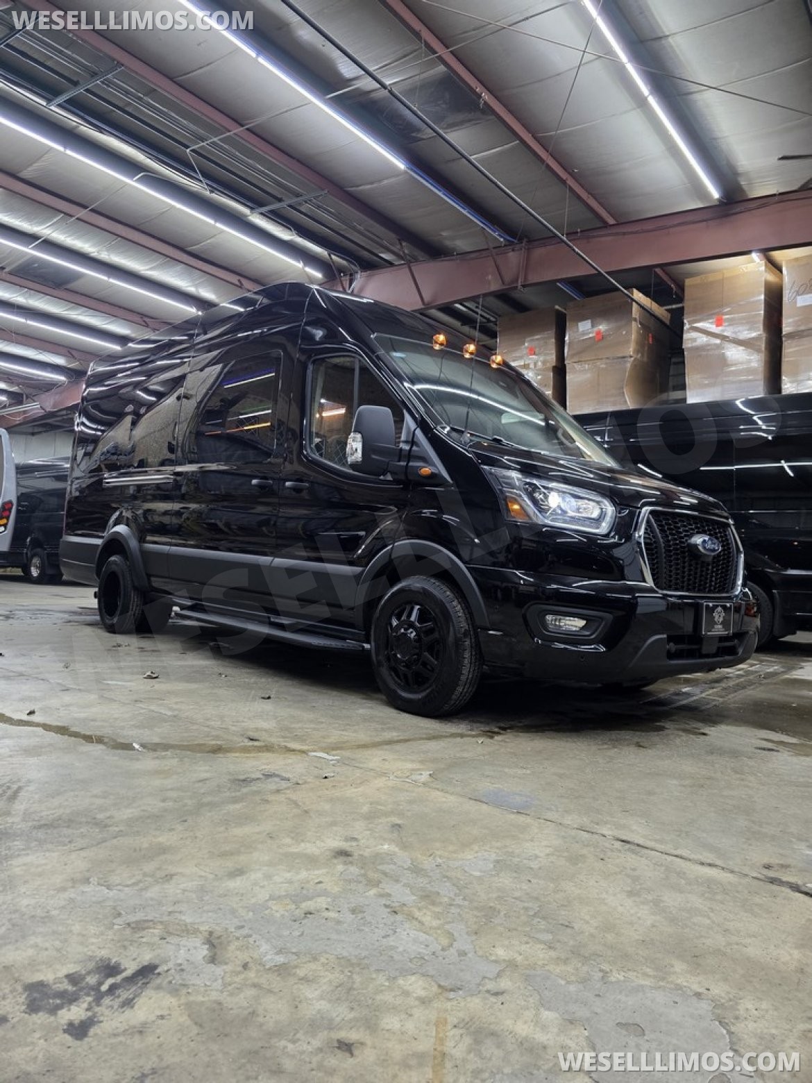 Photo of Limo Bus for sale: 2023 Ford Transit 350 Dual Rear Wheels by Global Motor Coach